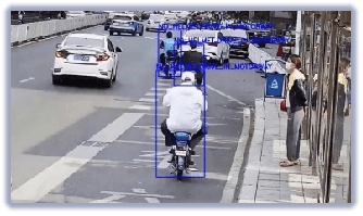 非机动车占用机动车道